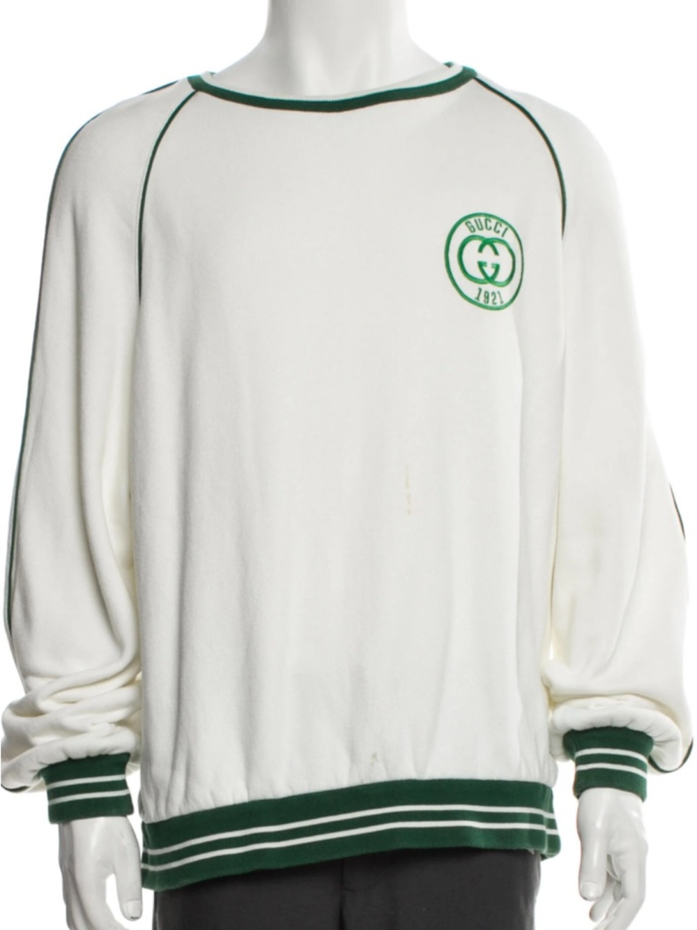 Men's Gucci jersey cotton interlocking G logo sweatshirt size L